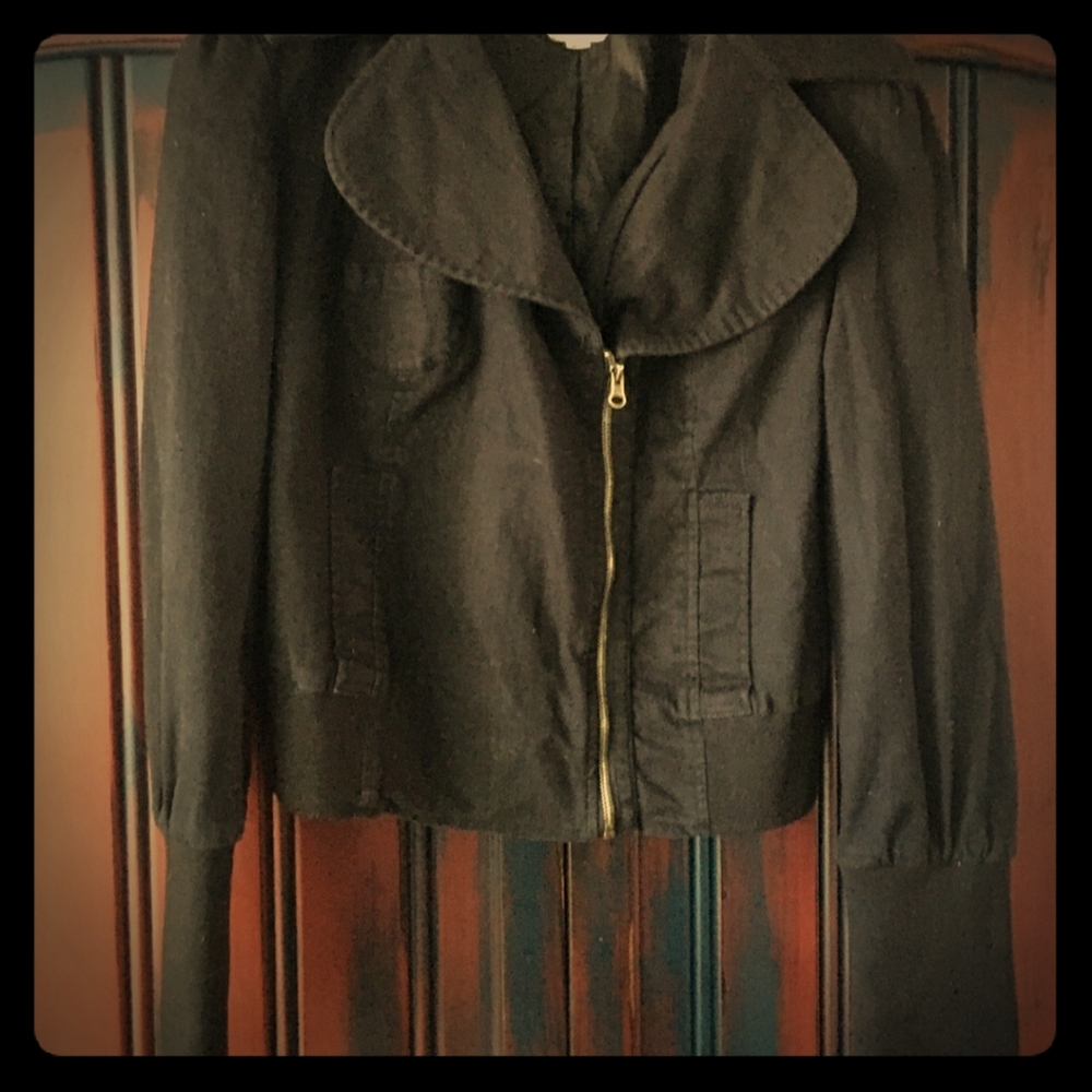 Tulle utility jacket
